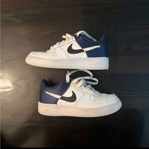 Air Force 1 LV8 GS ‘Midnight Navy’ (Nike Air Force one limited edition Sneakers)